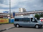 Бесплатный автобус Genser в пункт аренды автомобилей АрендаАвто-прк на ул.Добролюбова